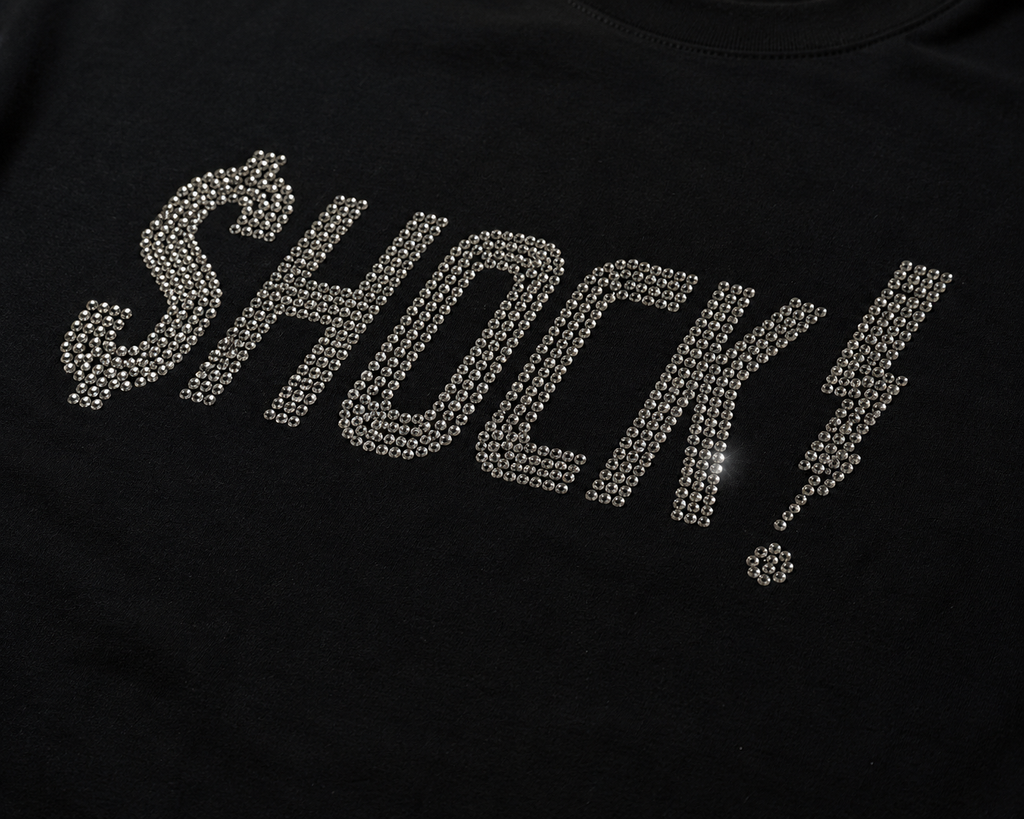 SHOCK rhinestone tee