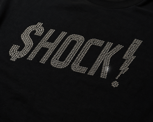 SHOCK rhinestone tee