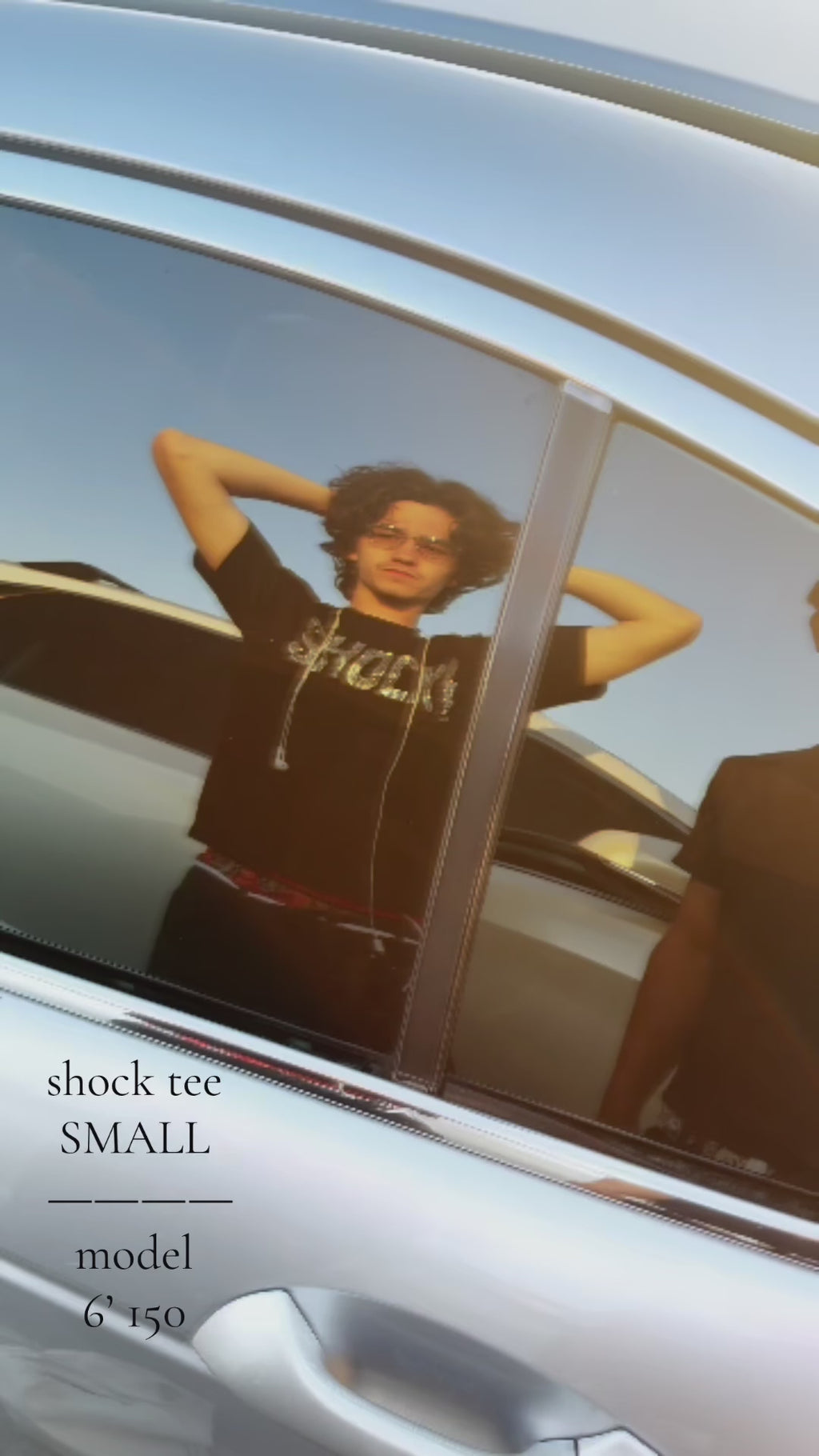 SHOCK rhinestone tee
