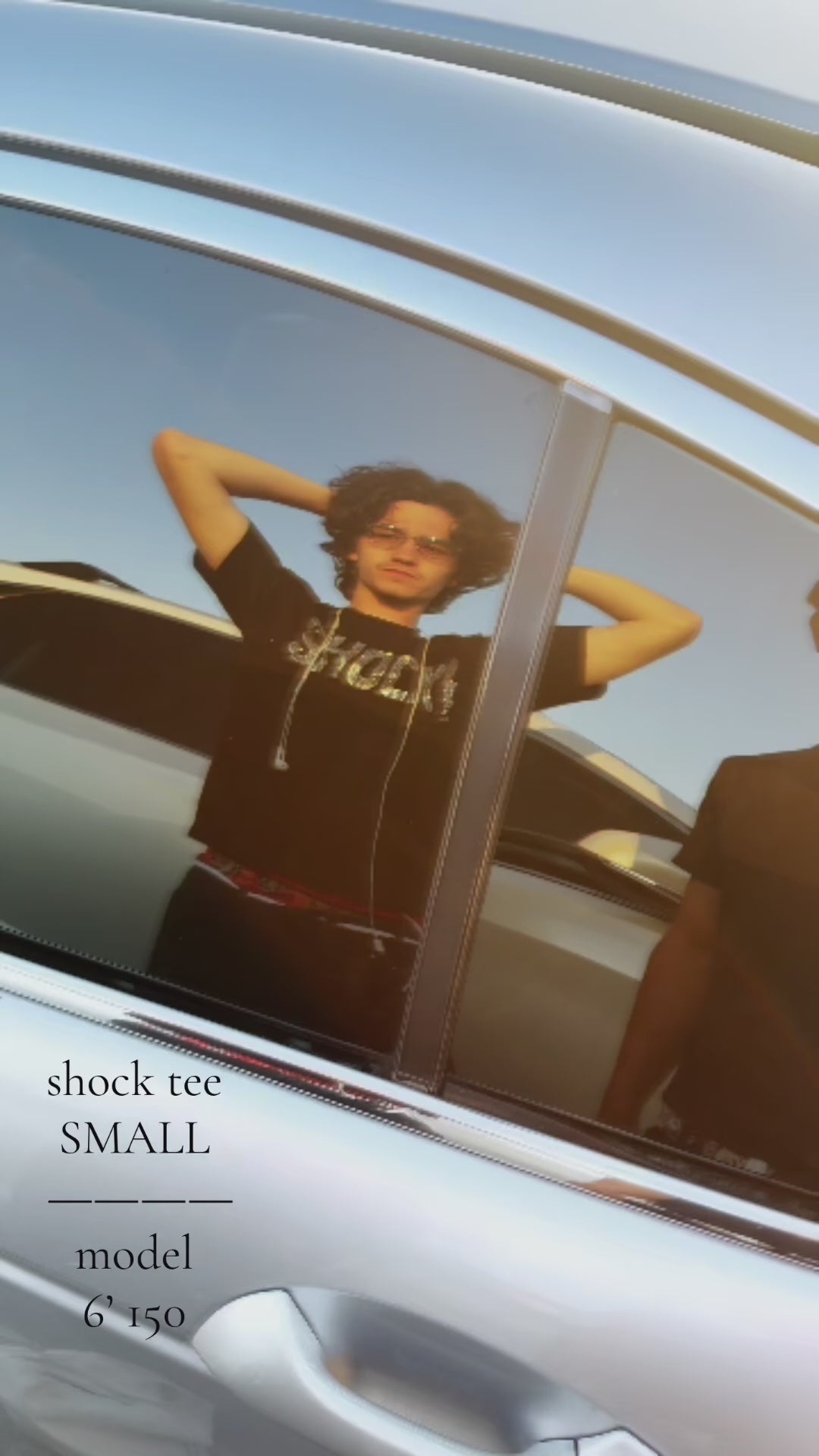 SHOCK rhinestone tee